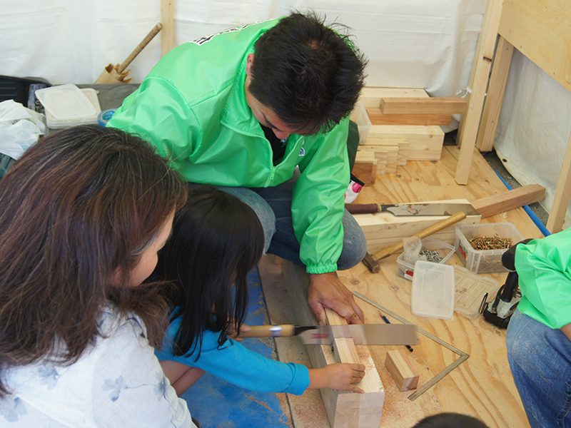 大和市イベント木工教室2